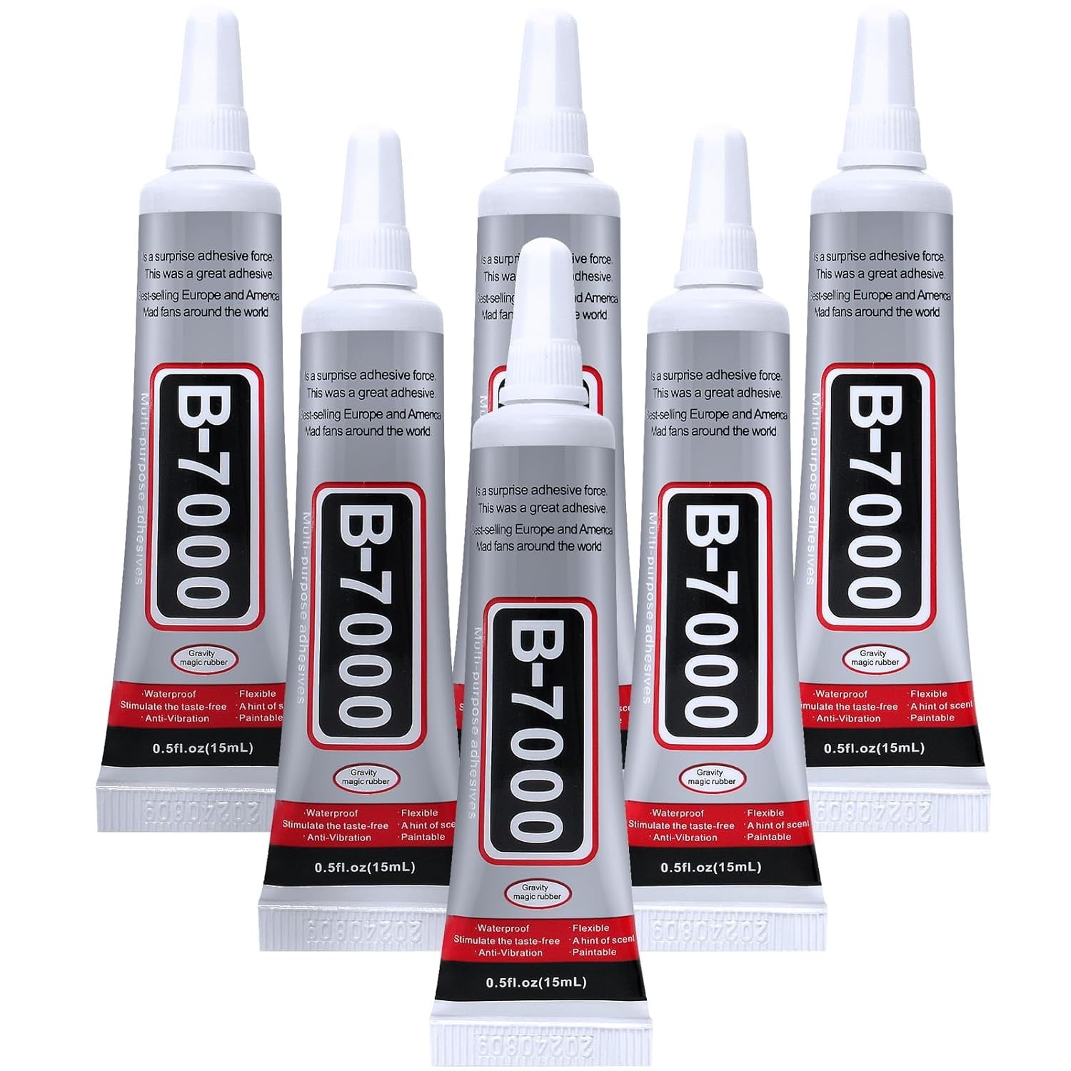 6PCS Jewelry Glue – 15ML/0.5fl oz Clear DIY Craft for 15ML