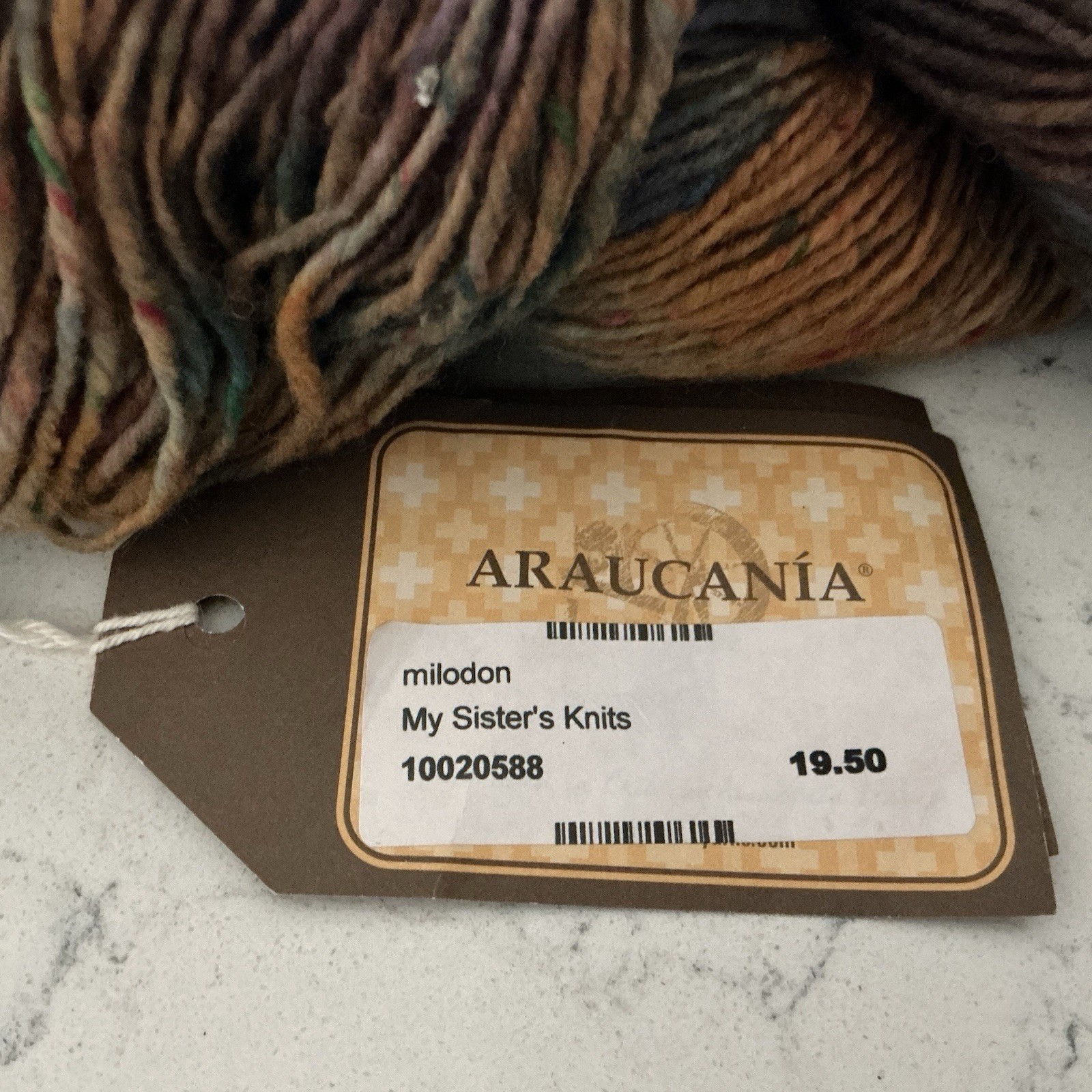 ARAUCANIA, 100% Wool Hand Dyed, Yarn New With Tags, Multi-Color 3.52 Oz Ireland