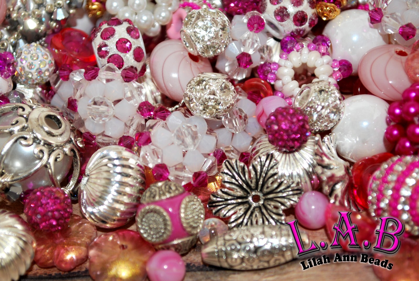 Boho Bead, Wire wrapped “Lotus bloom” Bead mix by Lilah Ann beads – BM701
