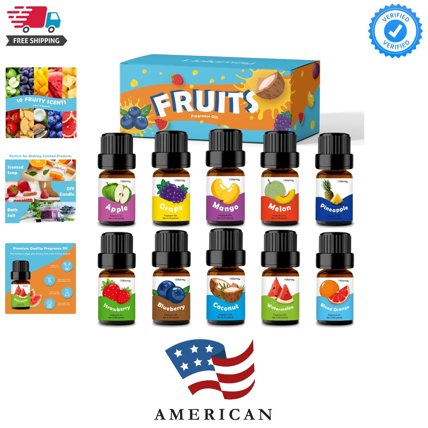 Fruity Fragrance Oil, Fruit Essential Oils for Diffuser, Candle Soap Making …