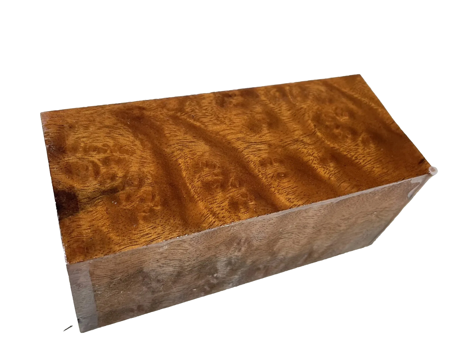 Camphor burl wood turning blank 2-7/16″ x 2-7/16″ x 5-5/8″ (J57) Dried