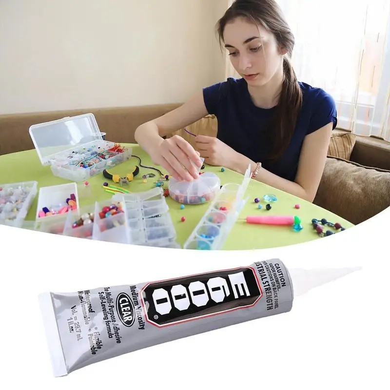 Eclectic E6000 Adhesive Glue, Industrial Strength, White, 800444, 1 fl. oz.