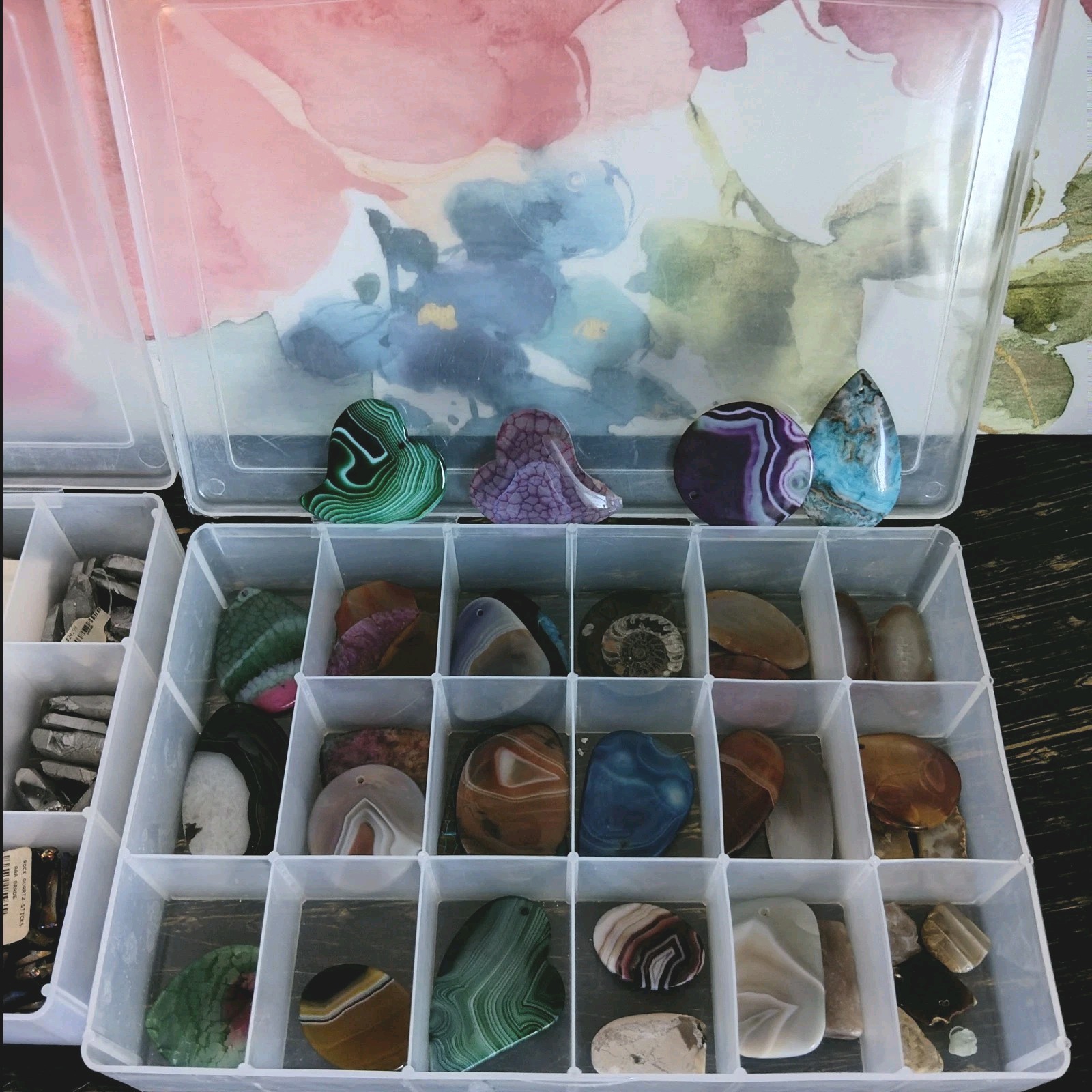 Jewelry maker Crafter Lot of Wrapping Stones also Pendants * Hobbys*