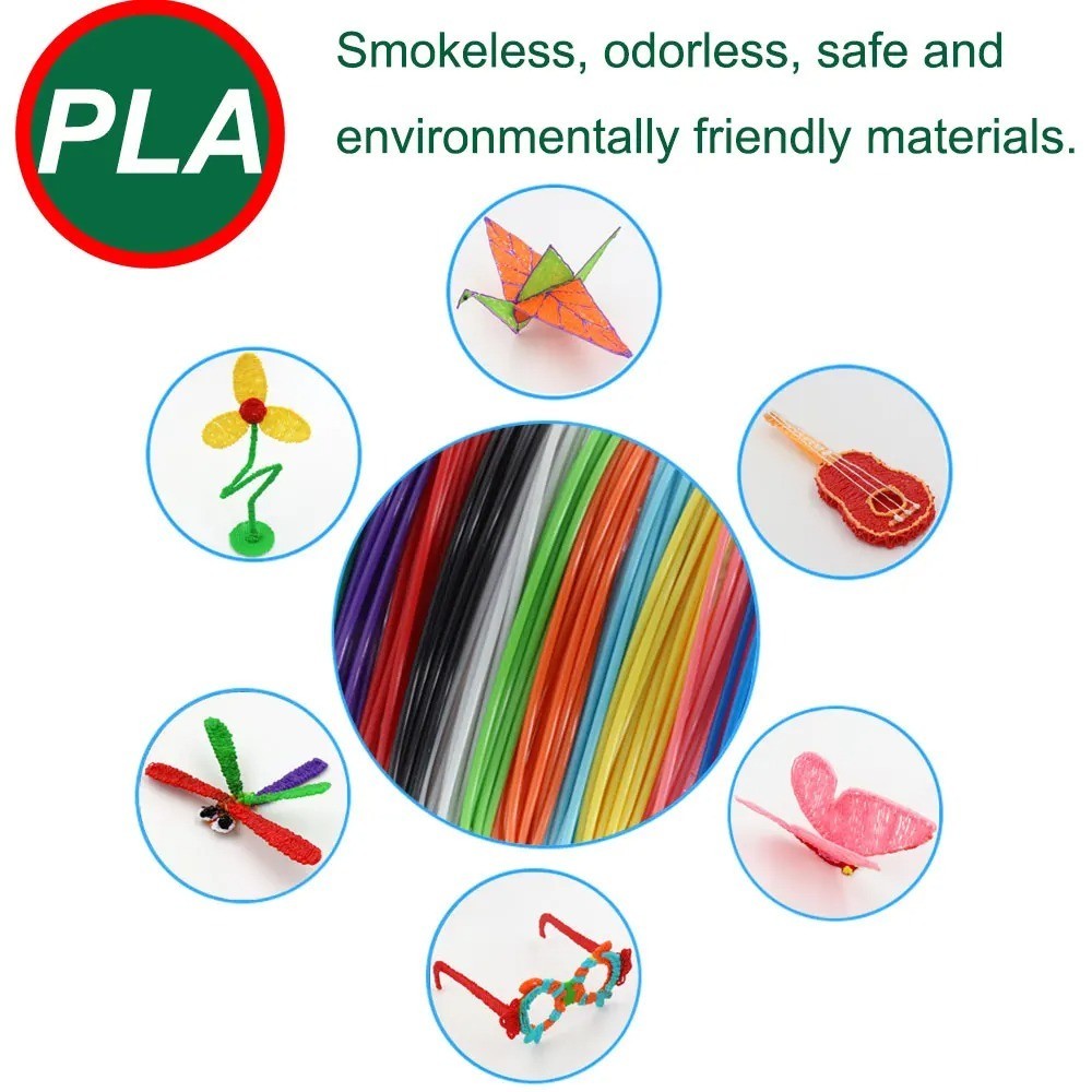 New Style 3D Printing Pen Set for Kids with PLA Filament Power Supply Travel Cas