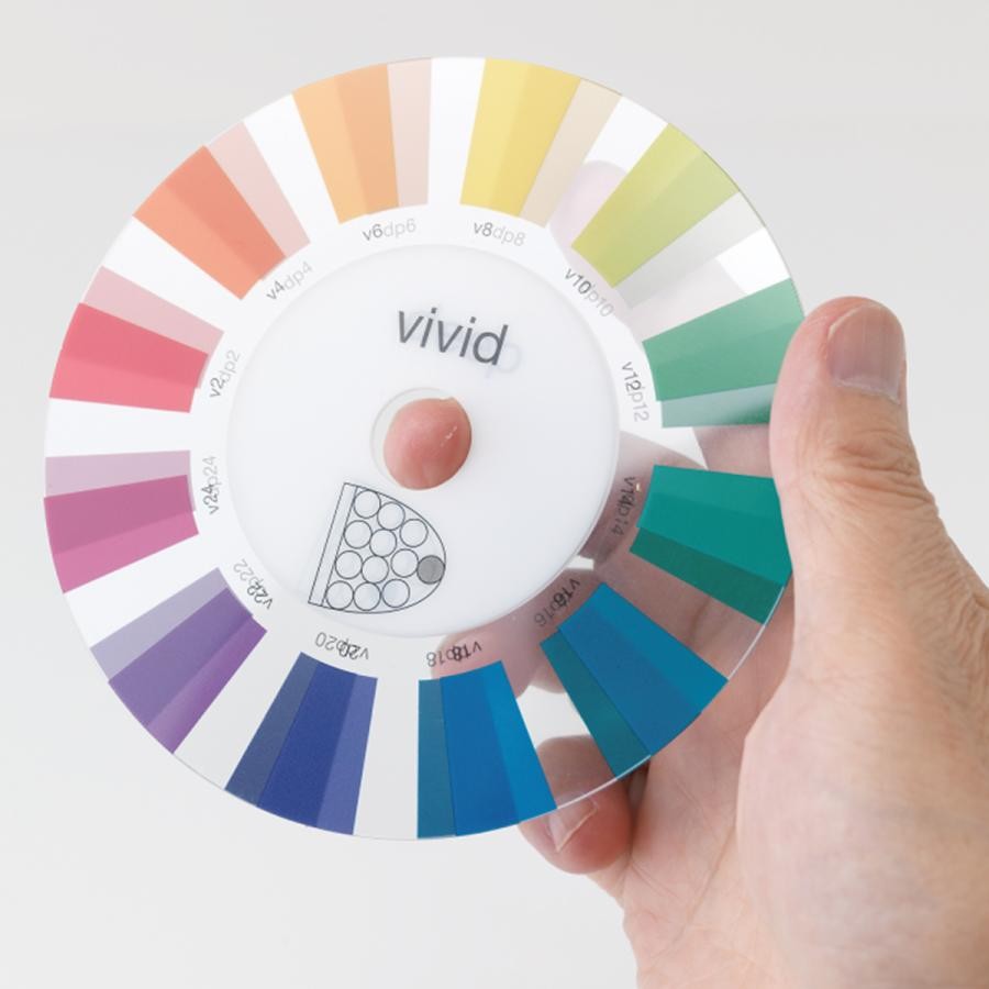 Japanese PCCS Color Tone Circle 11 Transparent Discs 132 Colors Japan