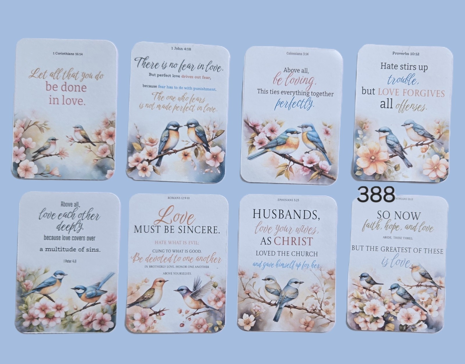 Journal Cards Bible Verses Scrapbooks Ephemera #388