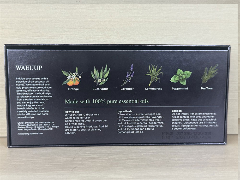 WEAUUP Premium Grade Fragrance Oil-Summer Time- Gift Set 6/10ml for Diffuser