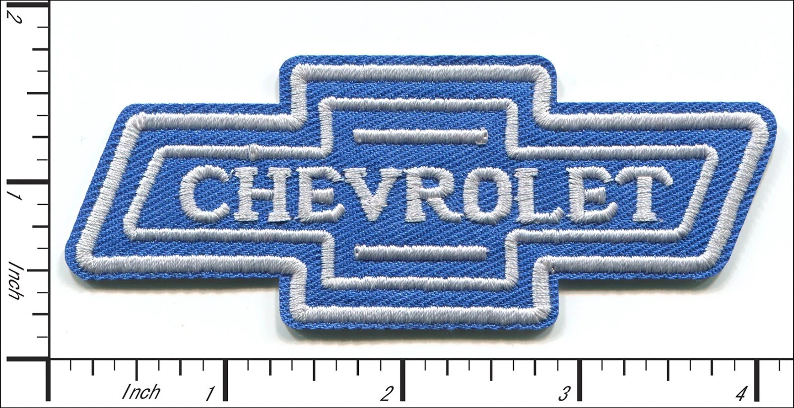 CHEVROLET Embroidered Iron-on PATCH Retro Classic BLUE Chevy Logo Wholesale New!