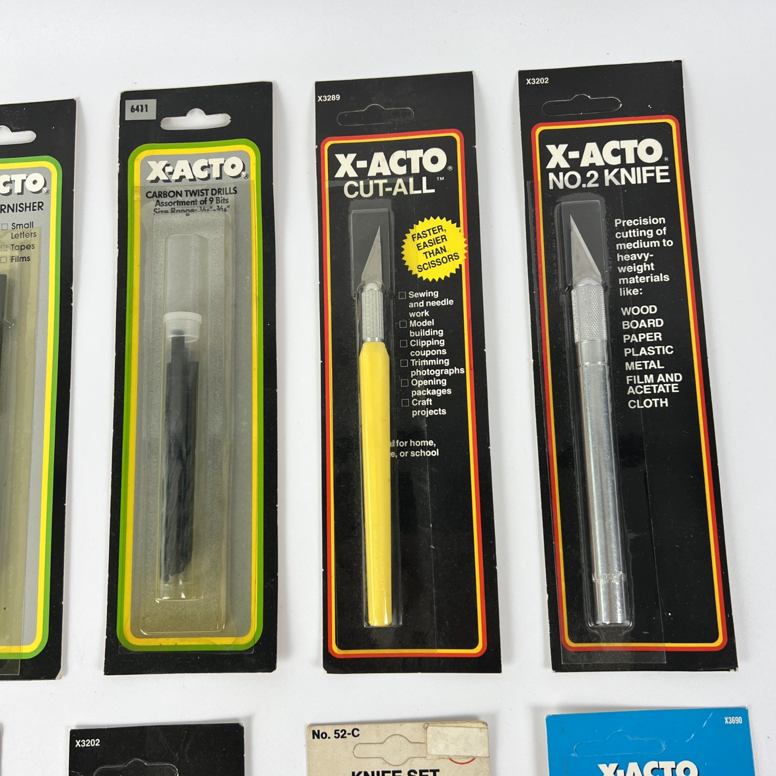 X-ACTO Compass Swivel Knife 52-C Hobby Tools Lot 10 Vintage New Old Stock