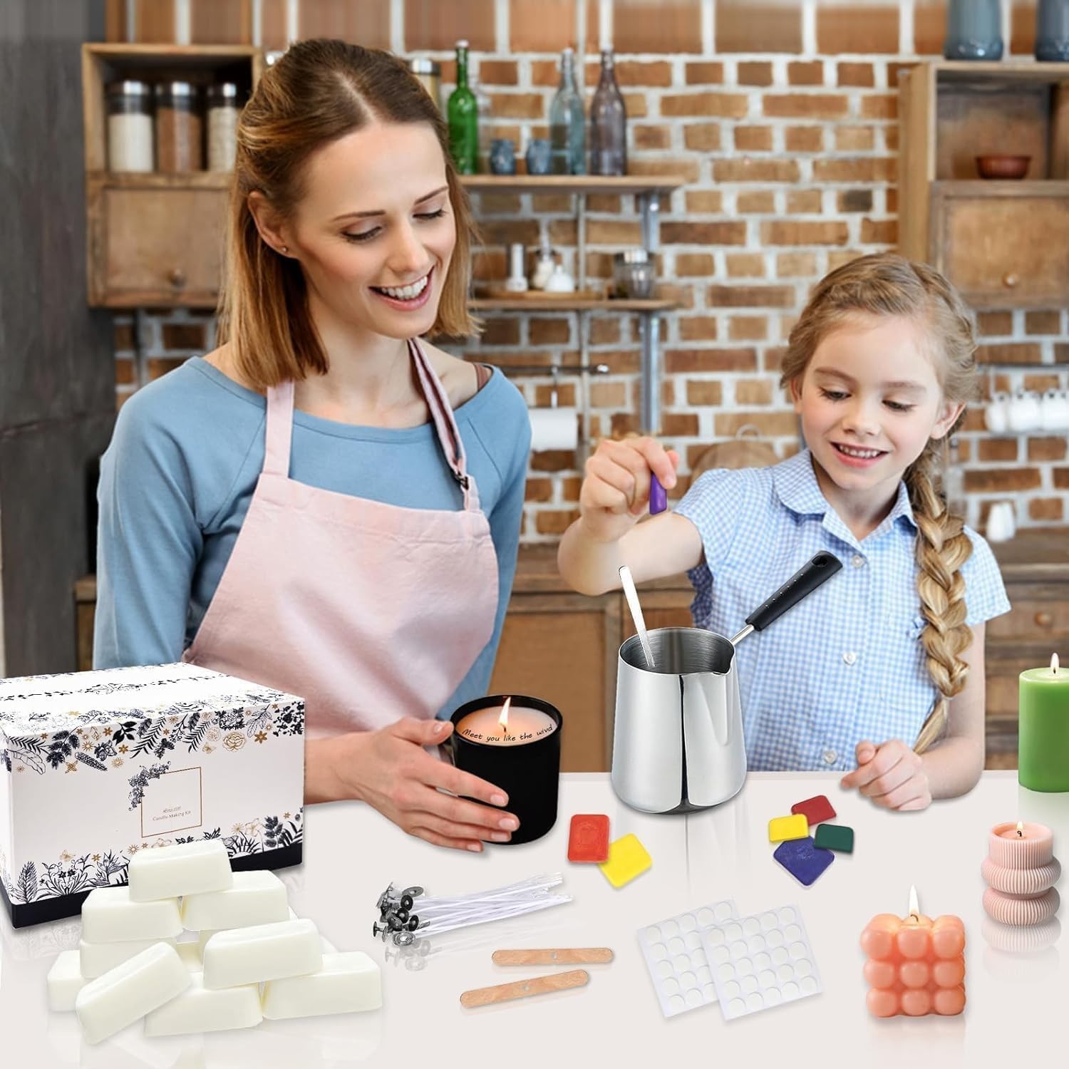 Candle Making Kit for Adults Candle Making Supplies Soy Wax Candle Making K
