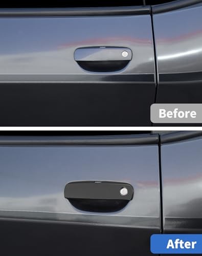 2Pcs Exterior Door Handle Covers Trim Overlay Compatible with Dodge Challenger