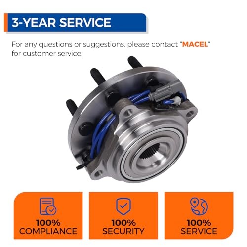 515206 Front Wheel Hub Bearing Assembly Fit for 2019-2024 Ram 2500, 2019-2023