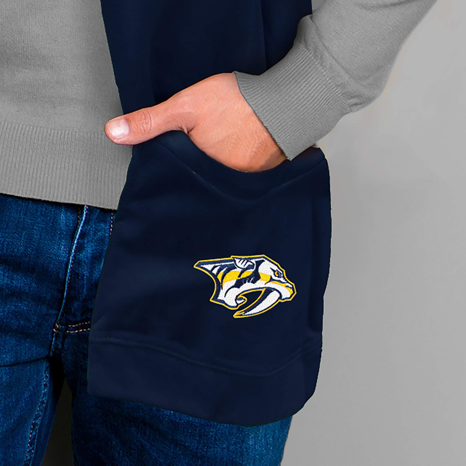 Littlearth Unisex-Adult Nhl Nashville Predators Jimmy Bean 4-In-1 Scarf Team