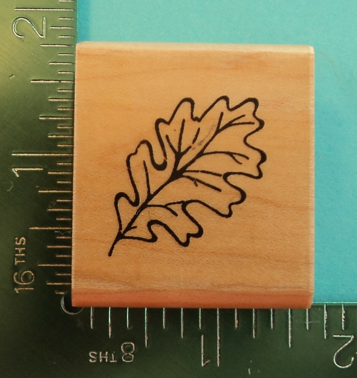 JRL Design OAK LEAF Rubber Stamp