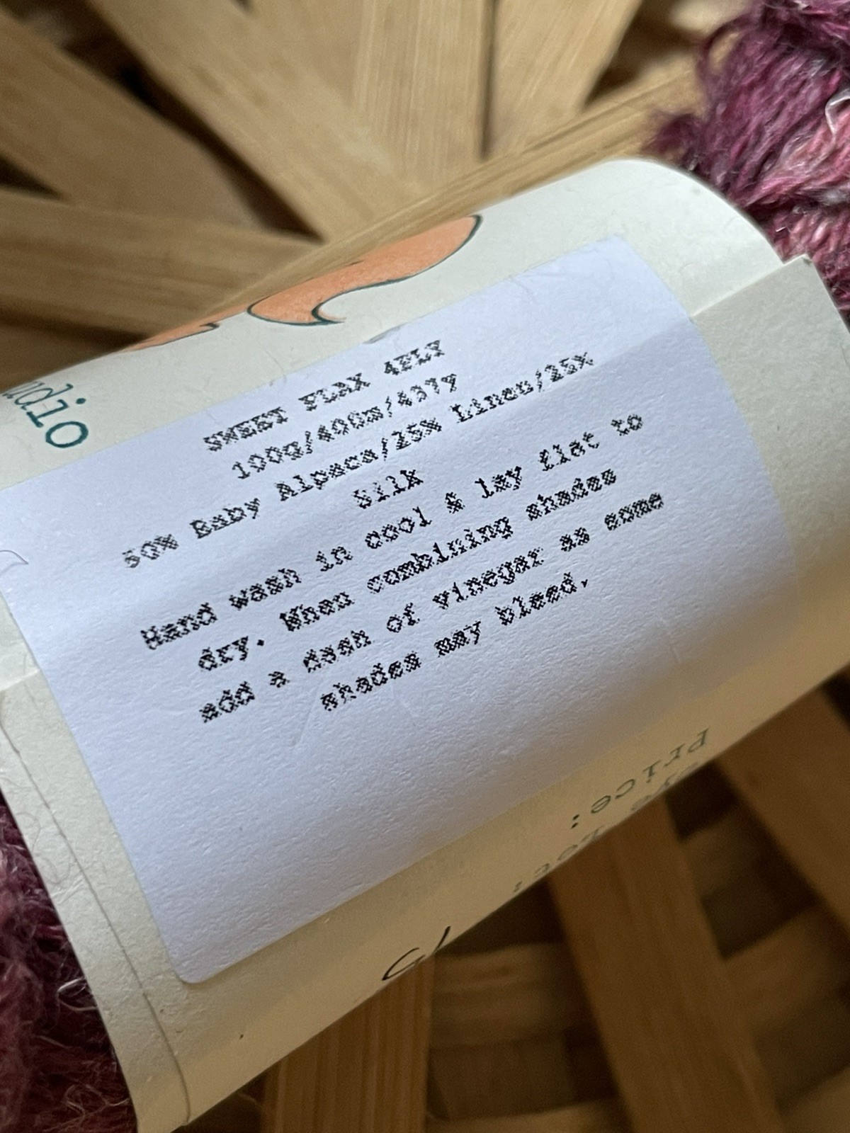 Ginger Twist Studio Sweet Flax 4ply Yarn- Baby Alpaca + Linen + Silk – 1 Hank