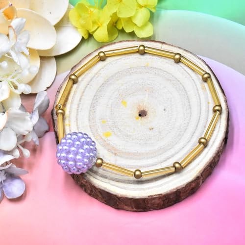 2000PCS Mixed Glass Bugle Beads Glass Gold Seed Micro Tube Bead 1.5-4.5mm
