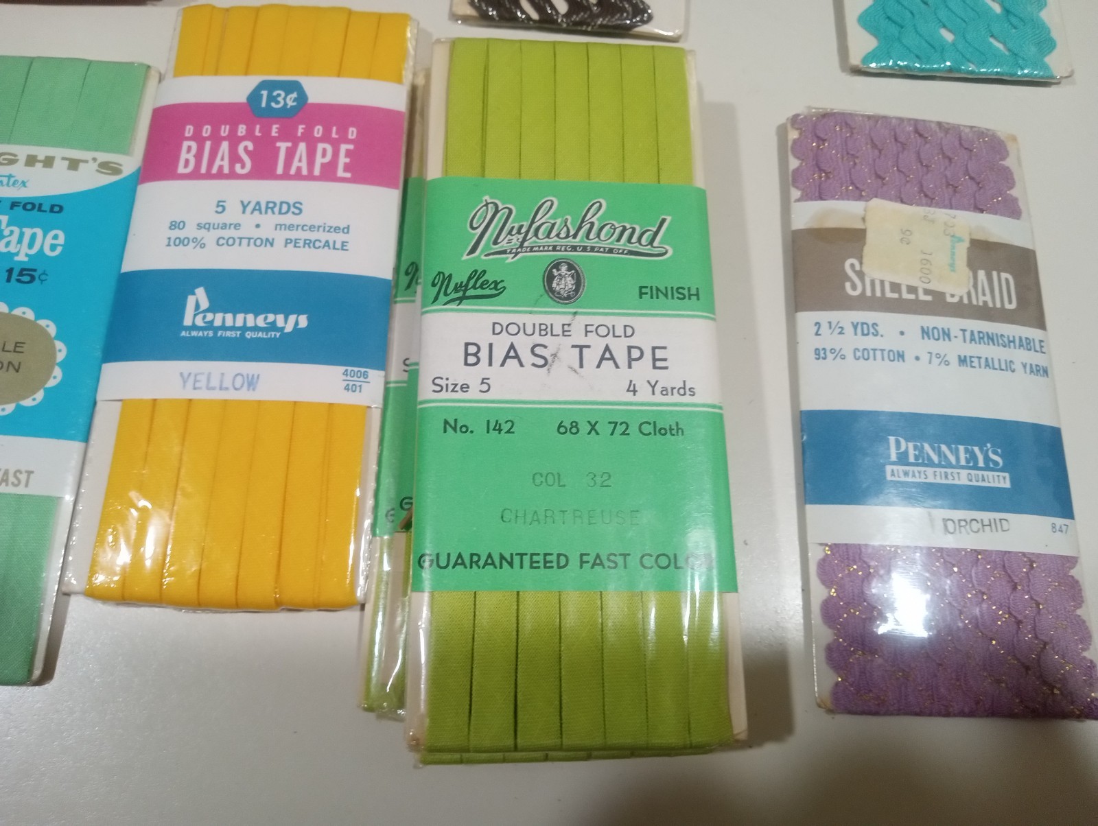 Huge lot of Double Fold Bias Tape Single Fold Rick Rack And The Like