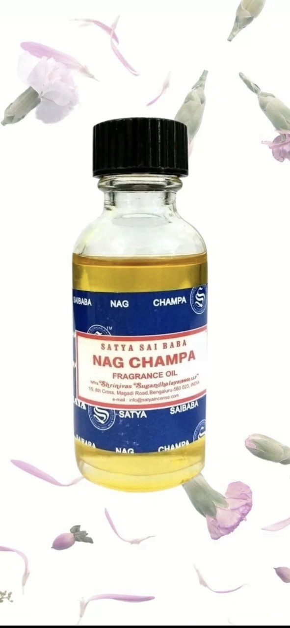 Satya Nag Champa Fragrance Oil Therapeutic Aromatherapy 30 ML Made in India
