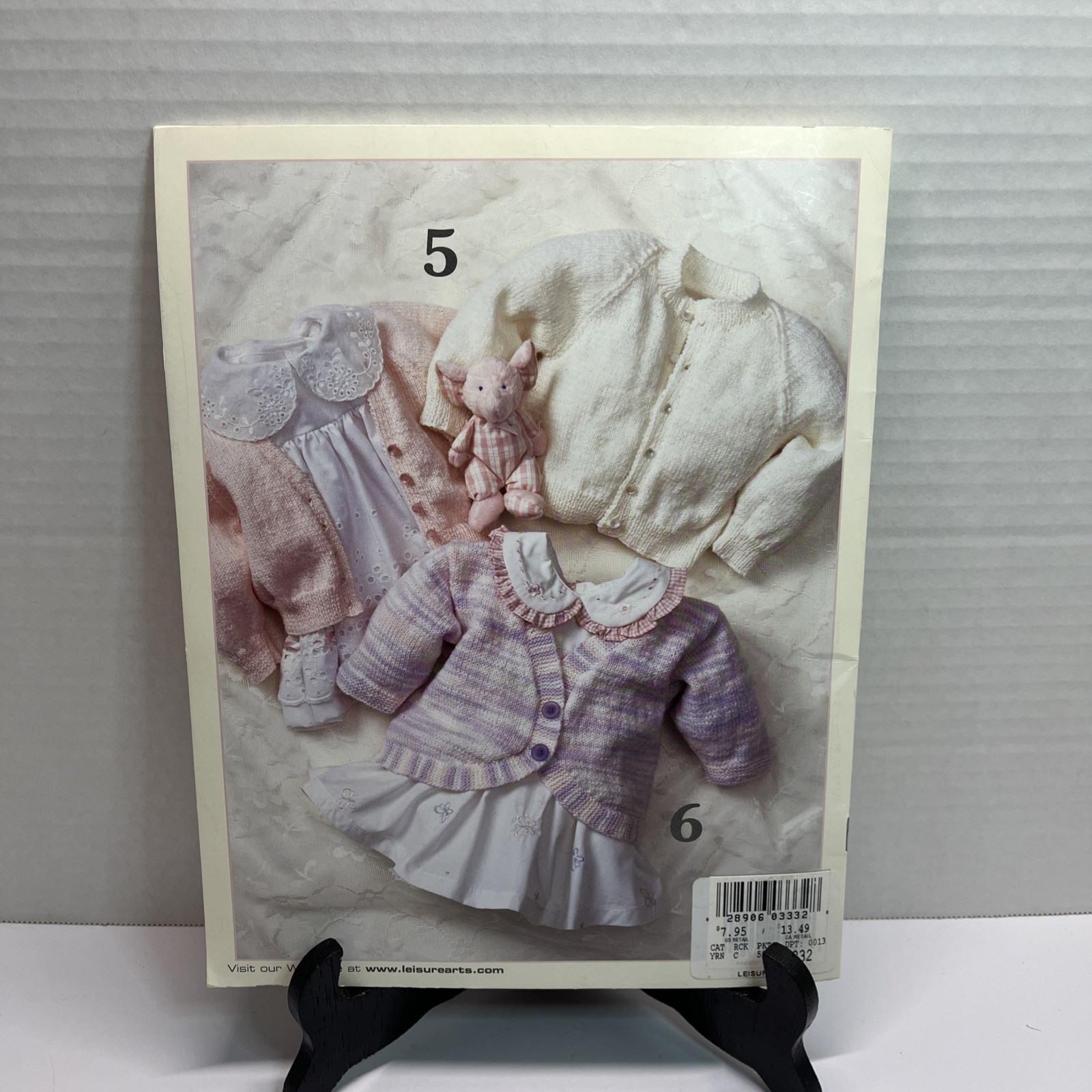 DADDY’S LITTLE GIRL – 6 Sweater Designs to Knit – Sz 3-36 months – Leisure Arts