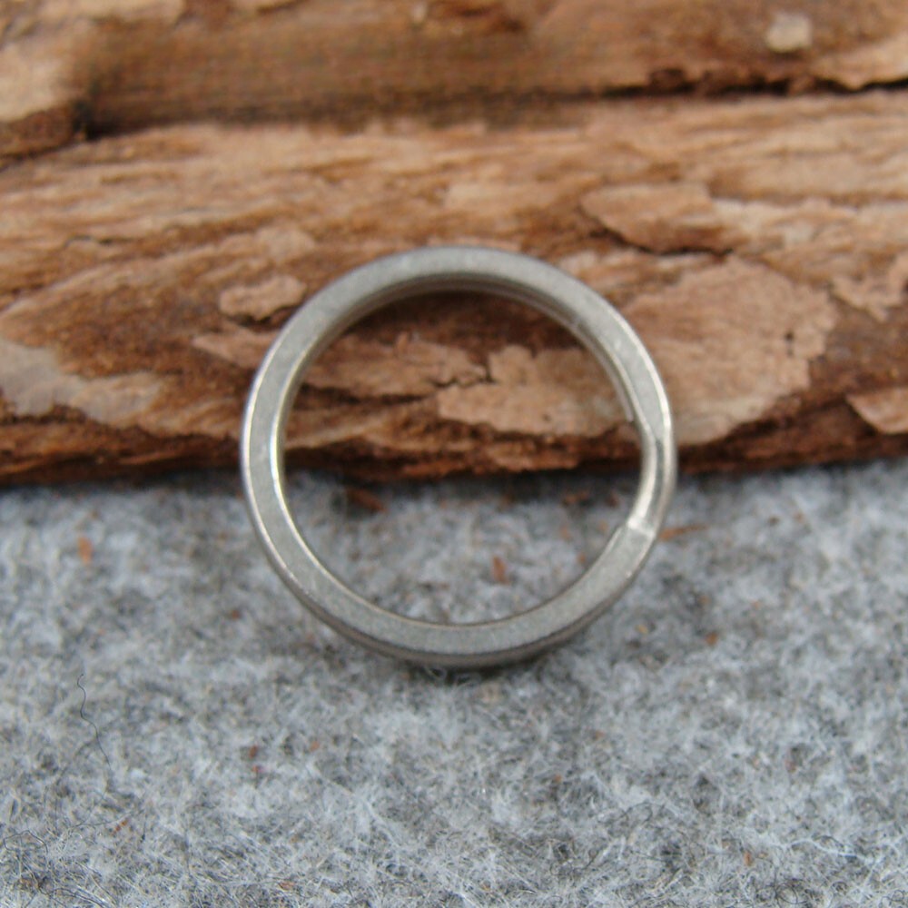 Titanium Split Rings For Keychains Keyrings, 18mm 25mm 28mm 30mm 32mm Key Rings