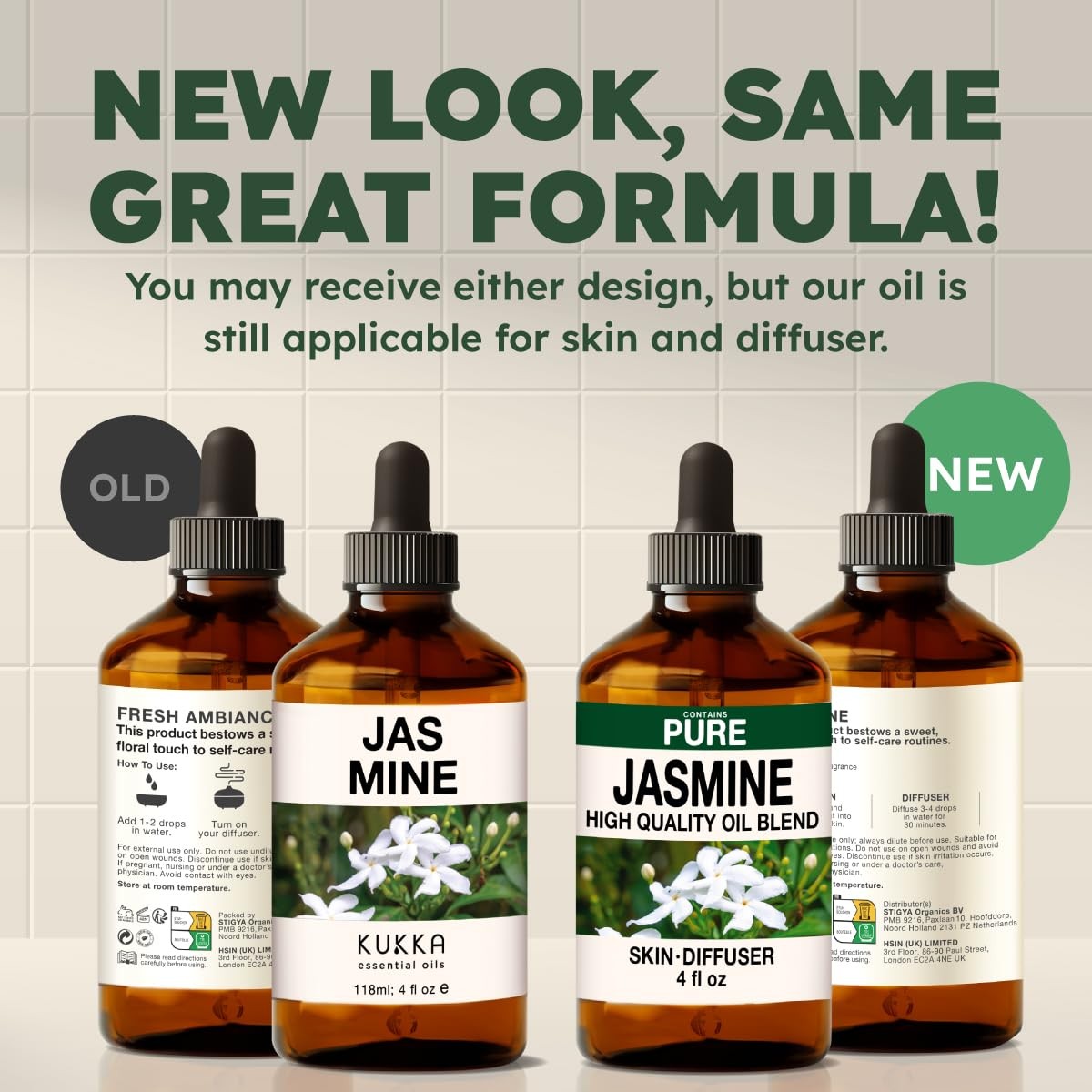 100% Pure Jasmine Oil – 4 Fl Oz 4.00 (Pack of 1), Clear to Pale Yellow