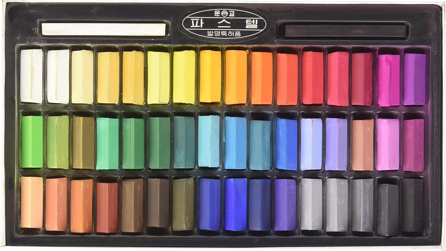Mungyo Professional Non Toxic Square Chalk Soft Pastel 64 Pack Assorted Colors