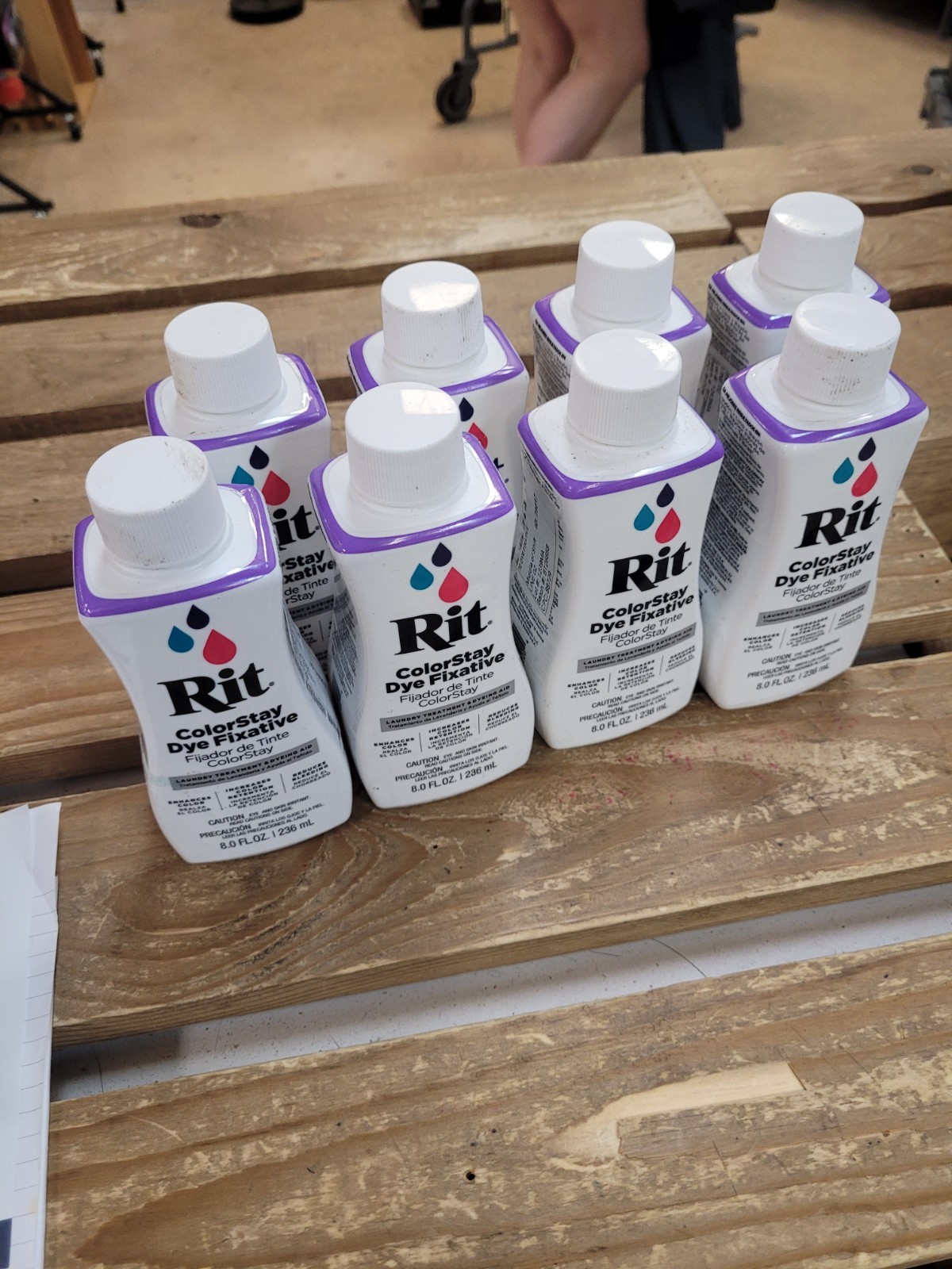 8-pack! Rit ColorStay Dye Fixative 8 Fl. Oz New Sealed