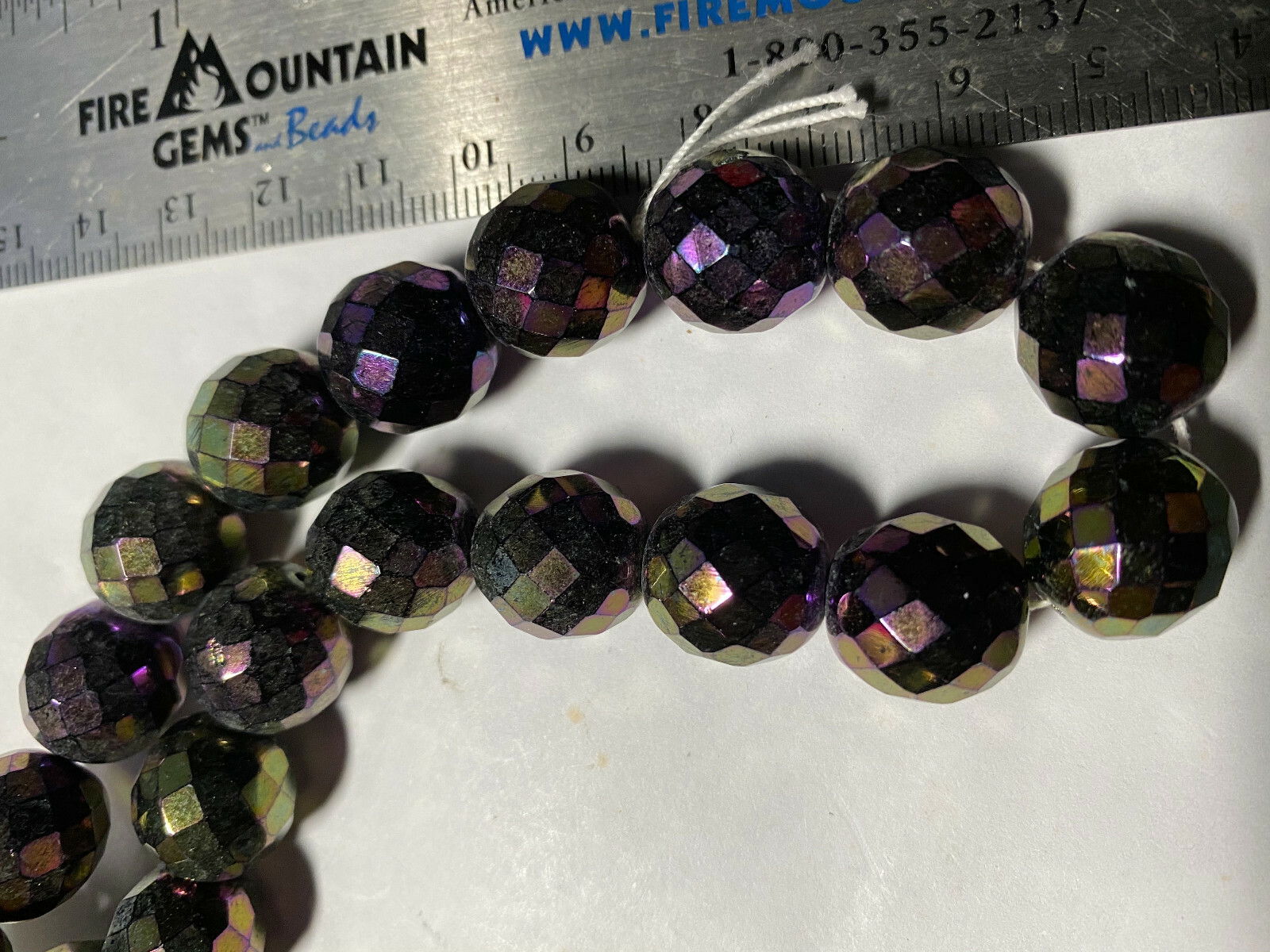 Czech Fire Polished Crystal Beads 14mm 16mm ****UPICK**** 14mm 16mm
