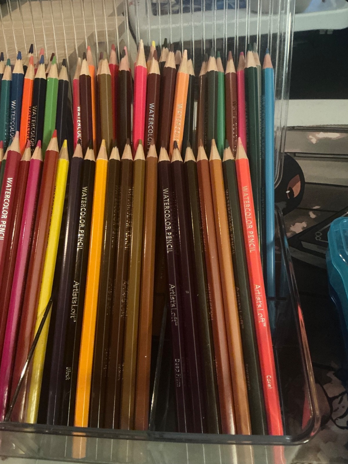 81 Artist’s Loft Watercolor Pencils & 60 Shuttle Art Acrylic Markers