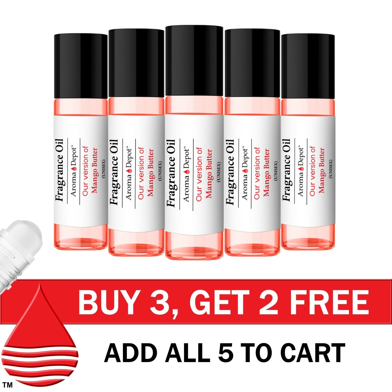 10ml Mango Butter 1/3 oz Pure UNCUT UNISEX Perfume Fragrance Body Oil