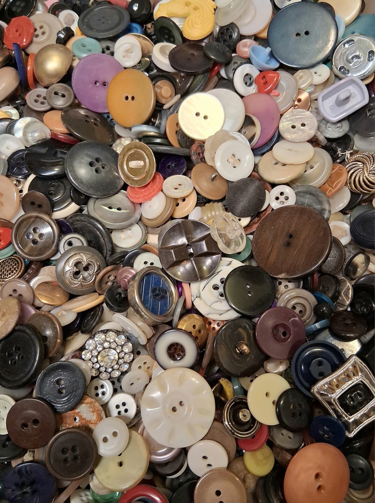 Vintage to Now Buttons. Mixed Assorted Colors, Sizes, Shapes & Styles. You Pick