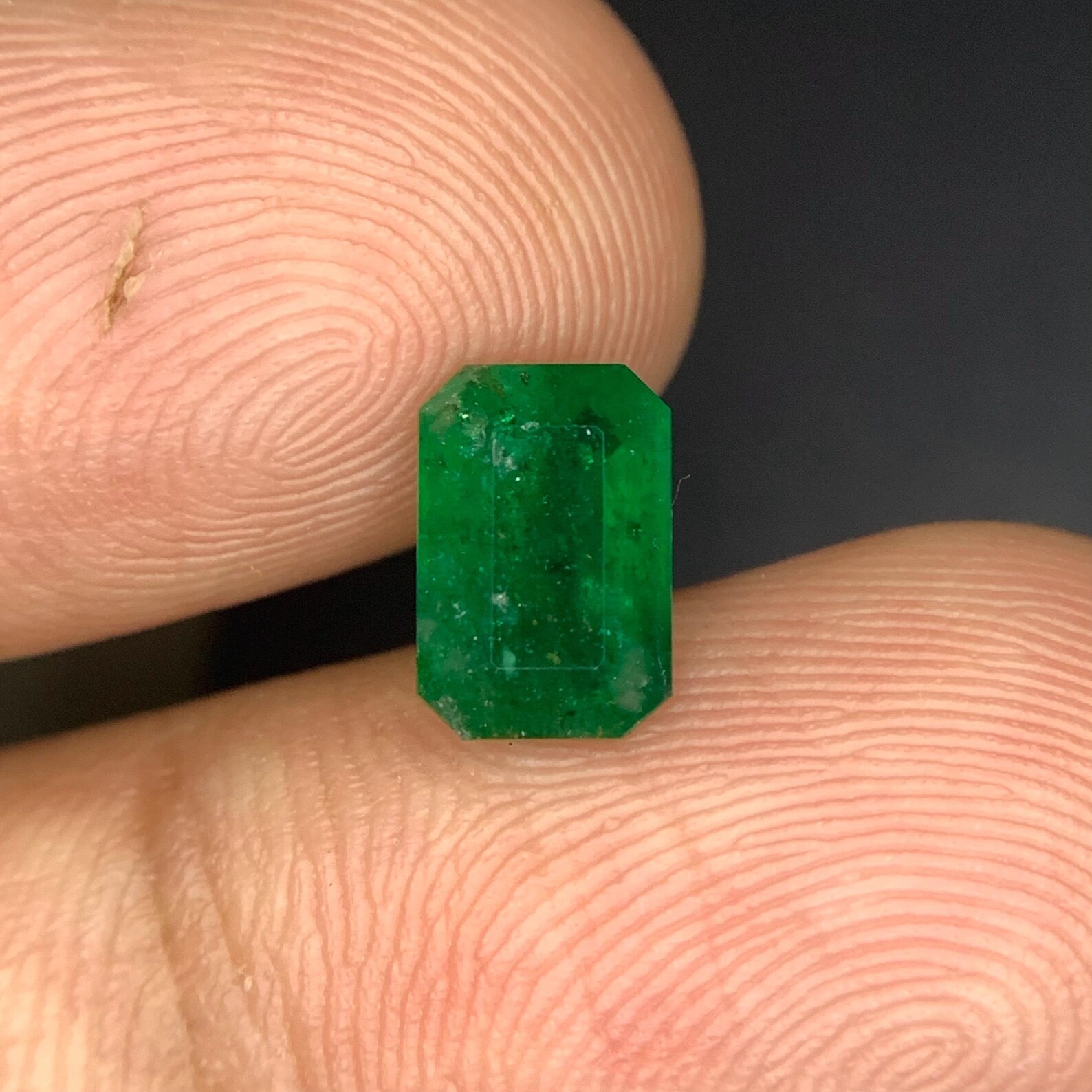 1.05 Carat Natural Emerald Octagon Cut 7×5 MM Loose Gemstone For Jewelry
