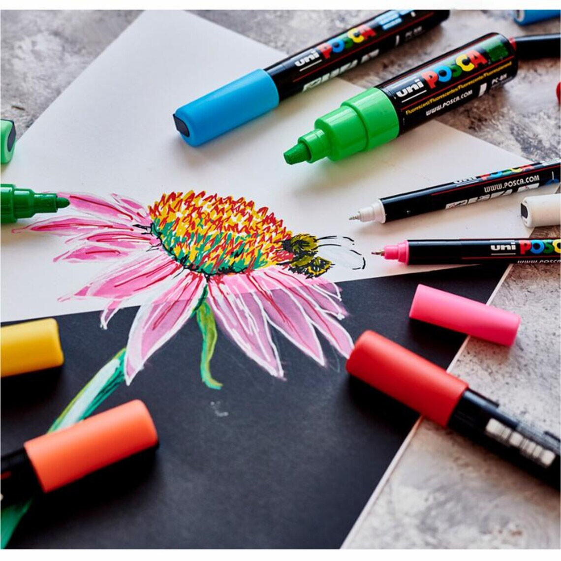 Uni Posca Single Paint Marker PC-1MR * US AUTHORIZED RETAILER