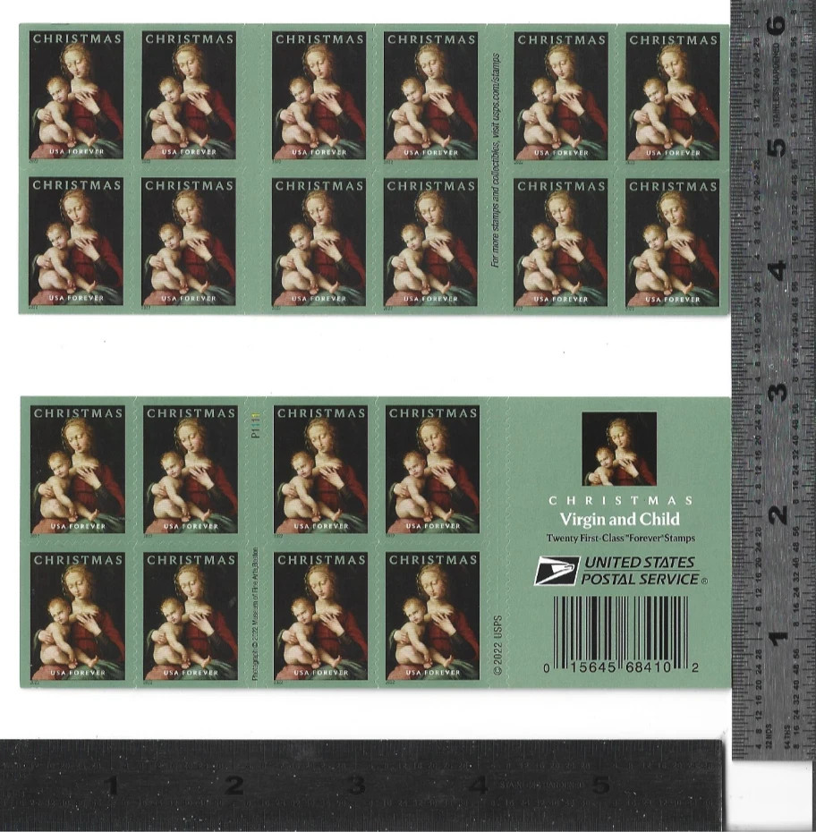Assorted Christmas designs – 20 per sheet