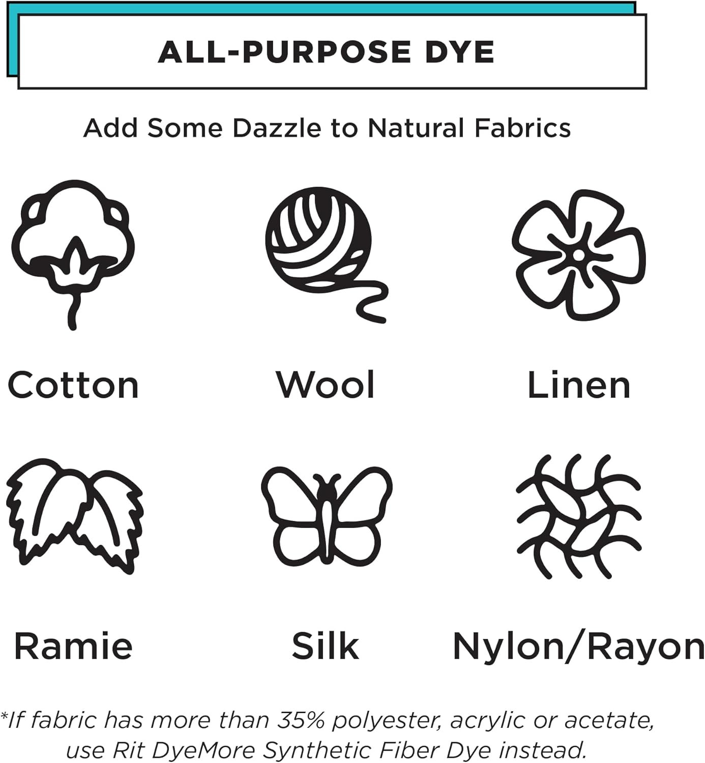 Dye 88150 All Purpose Liquid Dye, Black, 8 Fl Oz (Pack of 1)