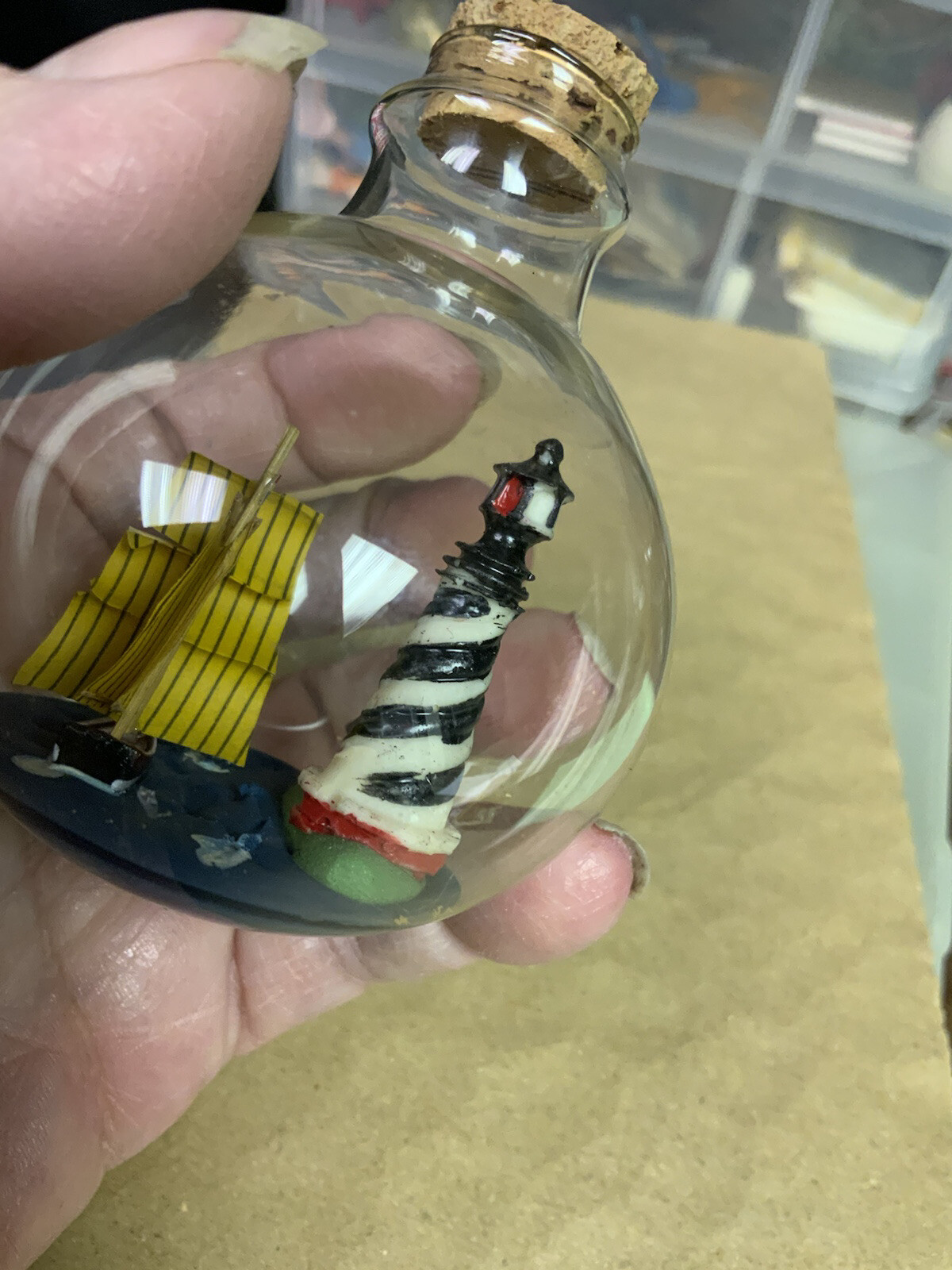 Craft Glass Bottle With Cork