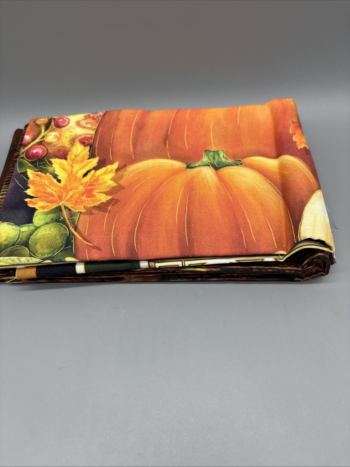 Villa Rosa Designs Quilt Kit 54” X 35”-47” Pumpkins Halloween Fall