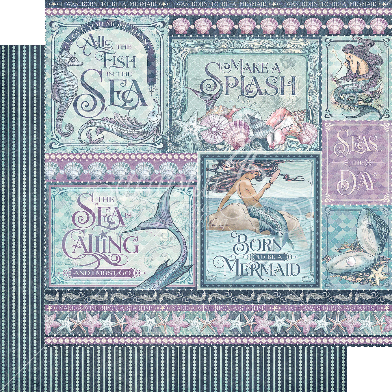 GRAPHIC 45 MAKE A SPLASH TRIFOLD WATERFALL FOLIO ALBUM KIT VOL 6 2023