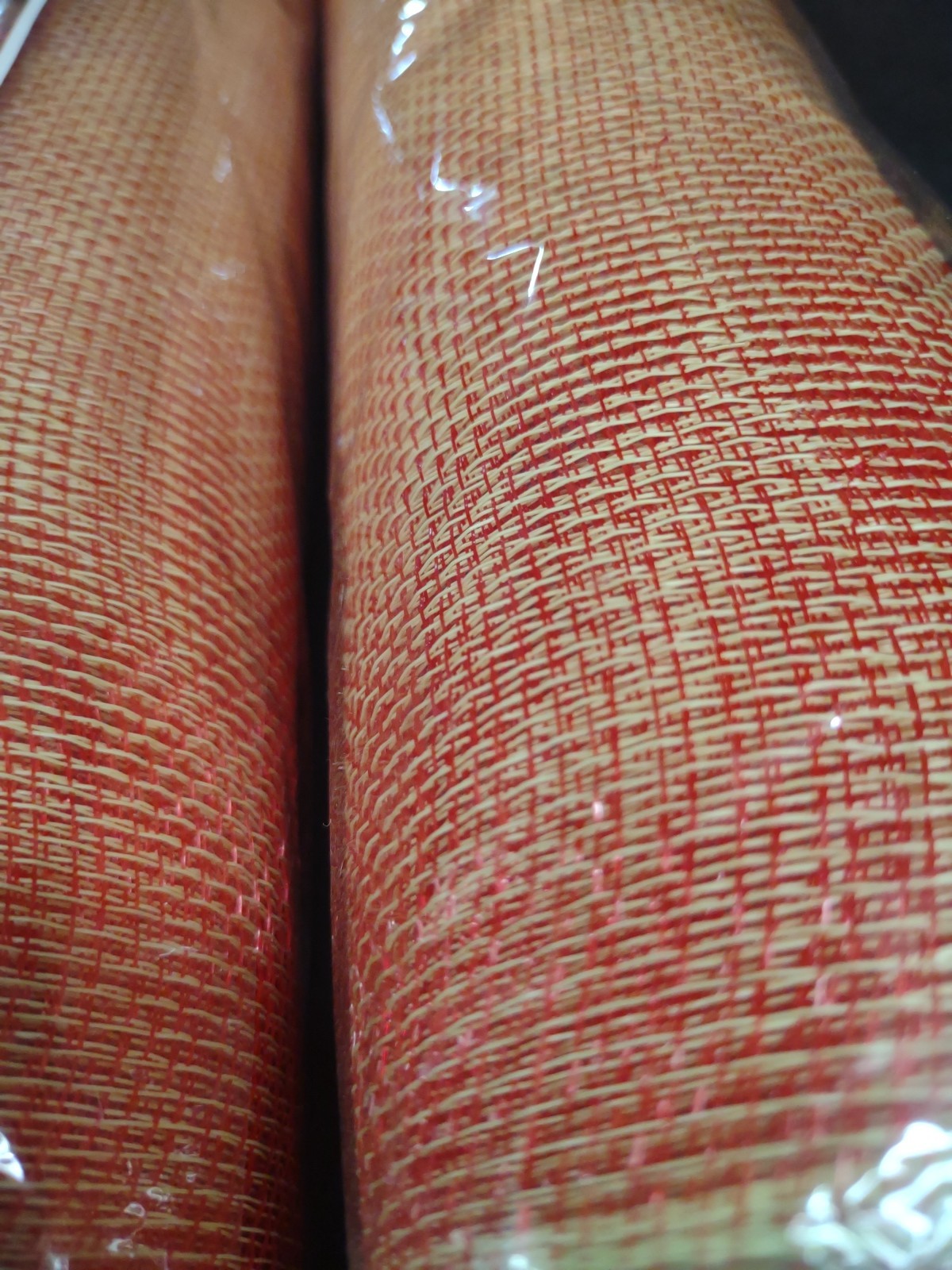 2 Rolls Deco Mesh 21″ Genuine Craig Bachman Quality 30Ft Two-Tone Red & Yellow