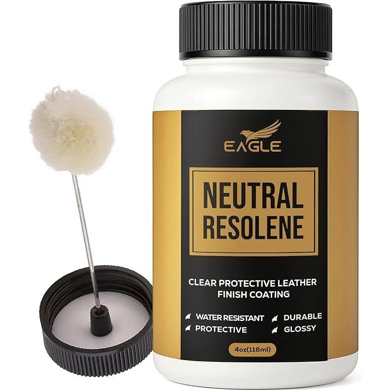 Eagle Neutral Resolene with Applicator 4oz Water-Resistant Leather Finish