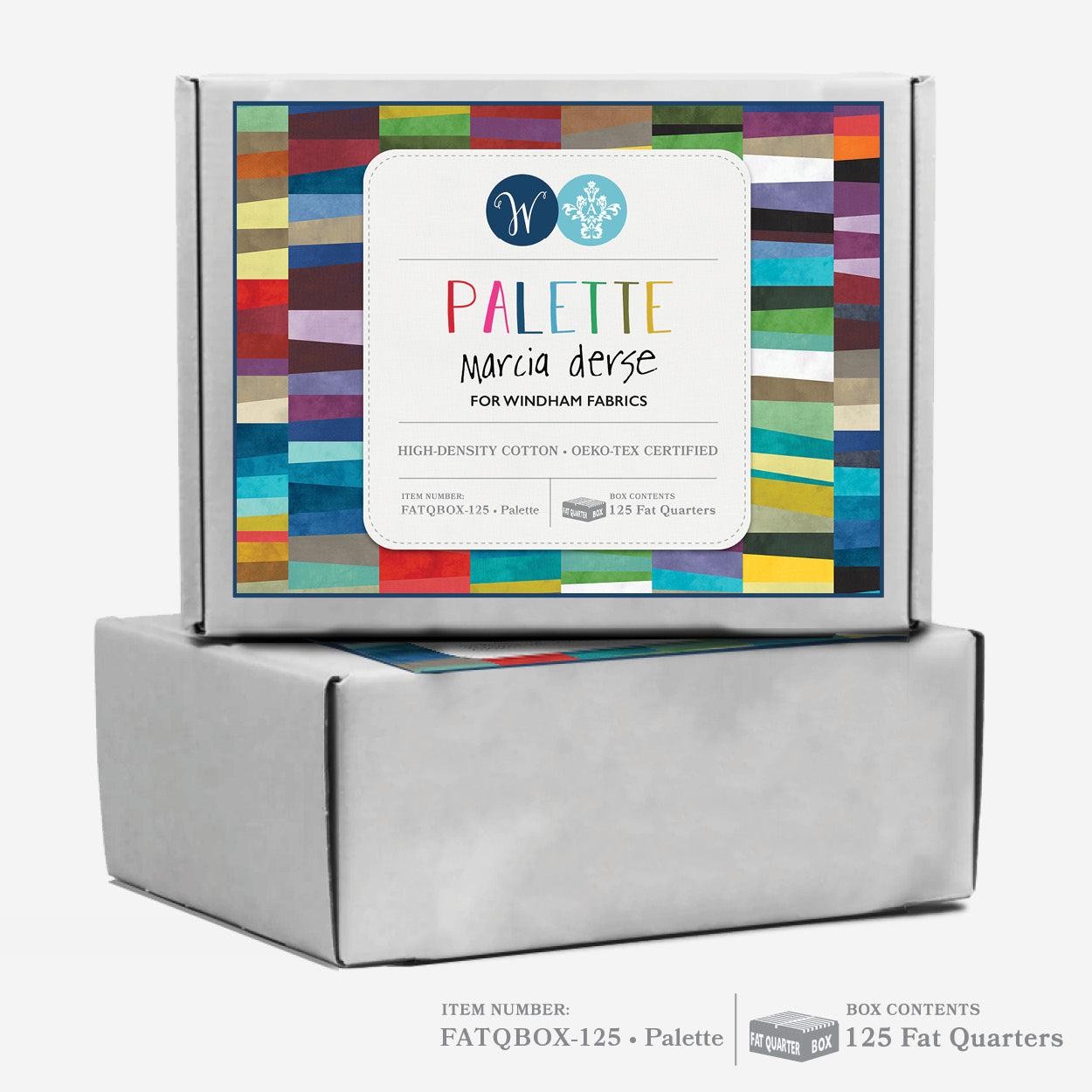 Marcia Derse Fabric Fat Quarter Box 125 Prints for Windham Fabric, FATQBOX-125