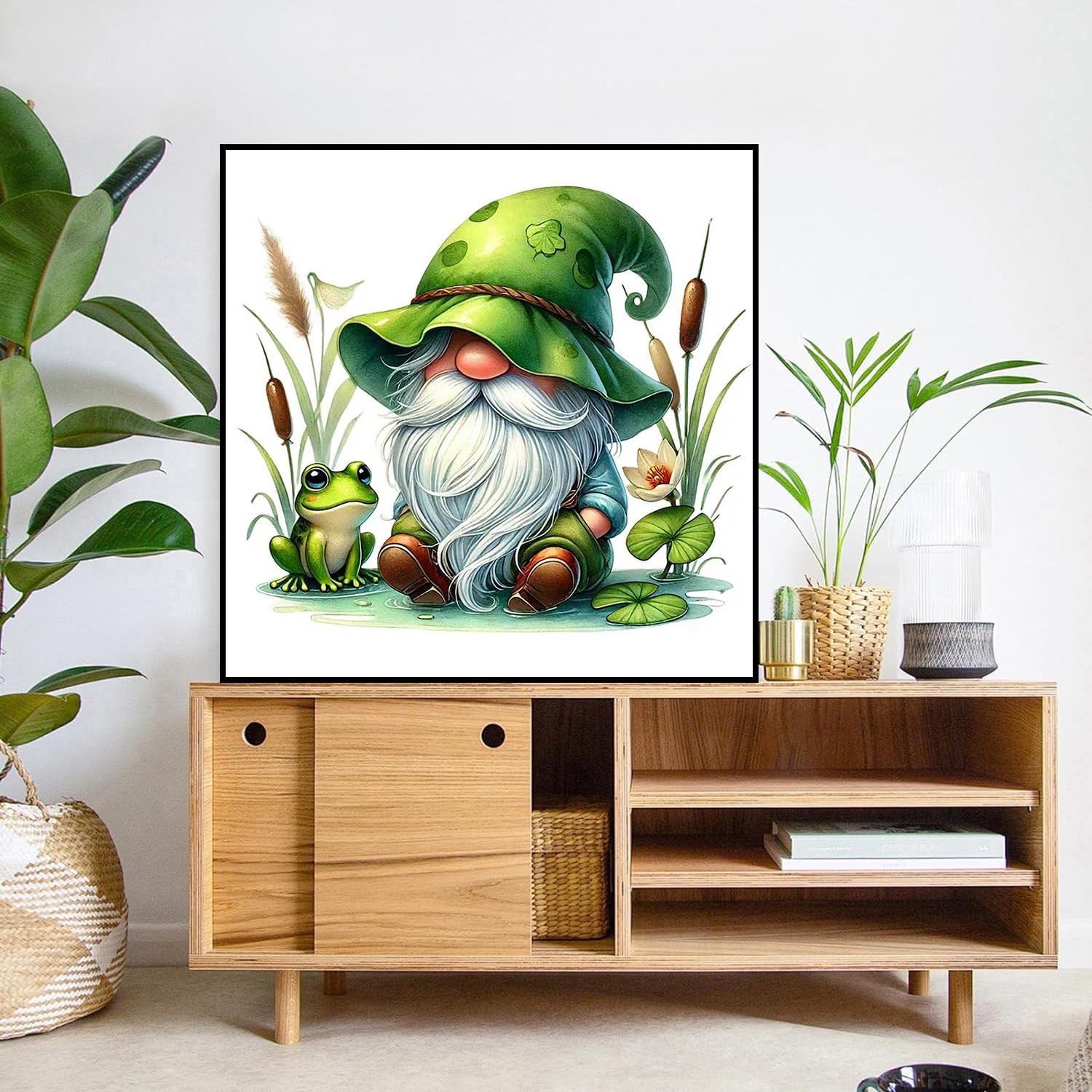 Gnome Diamond Art Kits for Adults, Gnome Diamond Painting Kits for Adults Beginn
