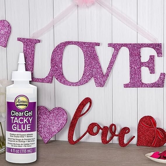 Clear Gel Tacky Glue — All Purpose Adhesive — 8 fl oz. — Aleene’s