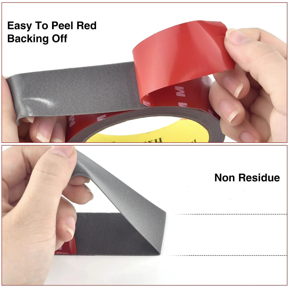 1pc 3M Strong Double Sided Acrylic Tape High Temp Resistant Auto Fixing – NEW