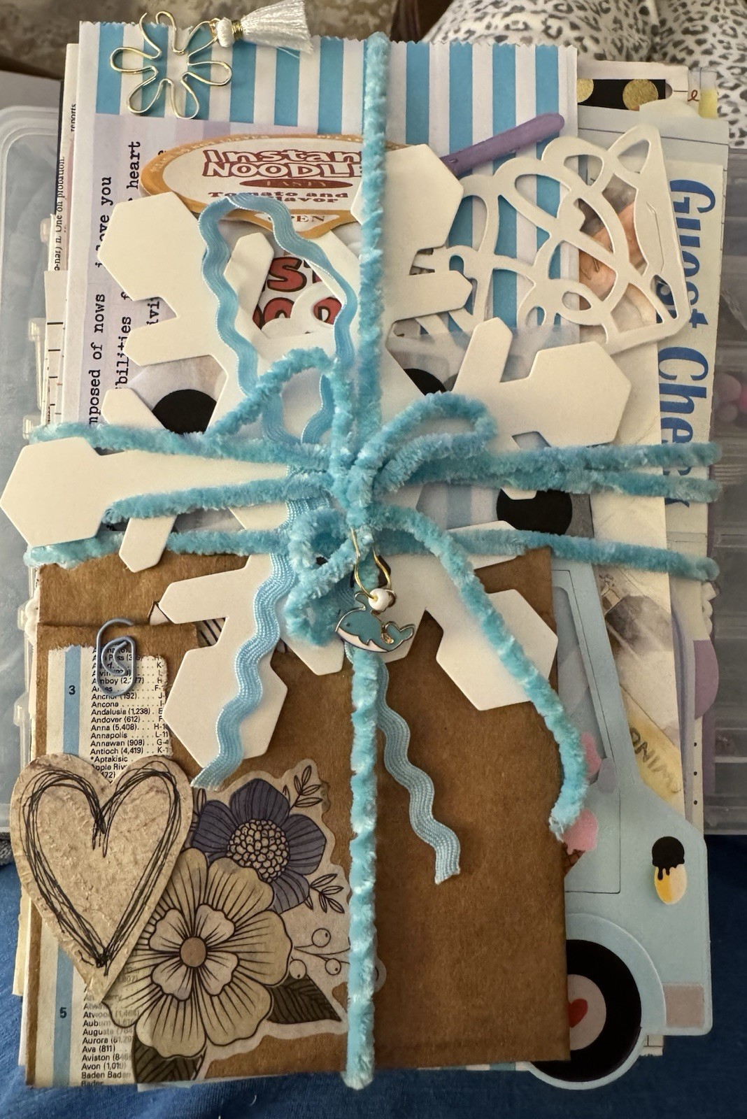 100+ Piece Junk Journal Supply Ephemera Vintage Modern Lot Paper Unique Mystery