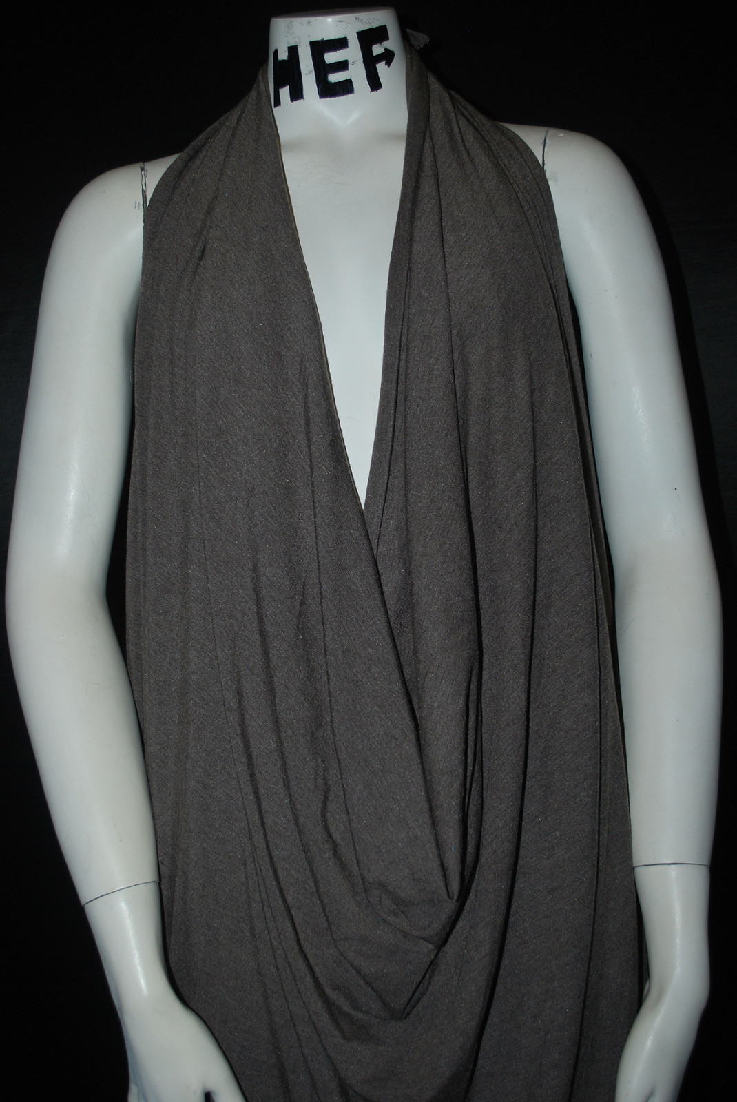 Modal 4 ways Spandex Jersey Premium Knit Fabric Eco-Friendly Heather Brown11oz