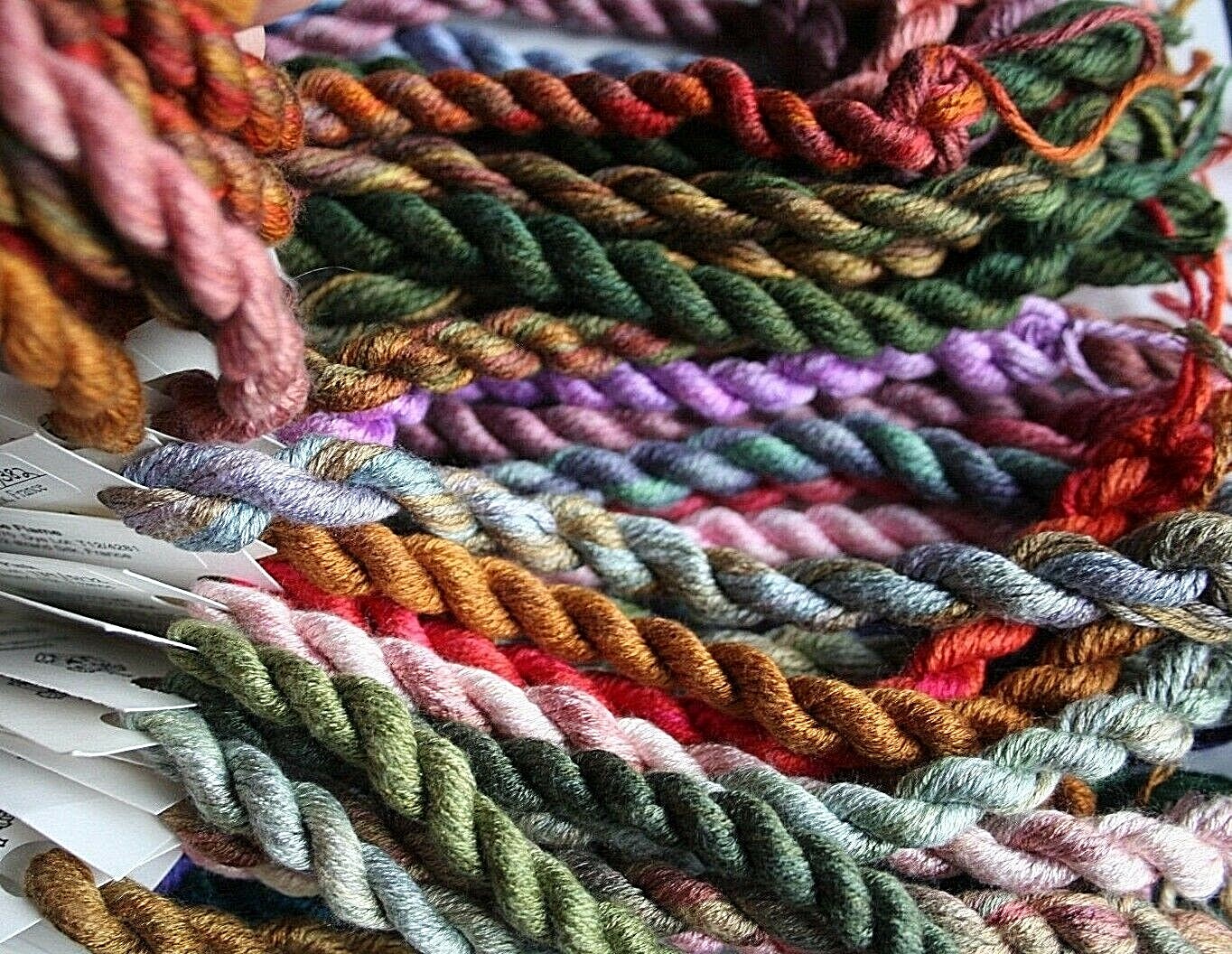 Gloriana Silk Floss Thread You Choose Your Colors 6 yd Skeins Hand-Dyed USA