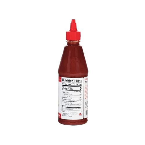 Lee Kum Kee Sauce Plastic Bottle (18 oz – 1 Pack), Gluten Free, Sriracha Chili
