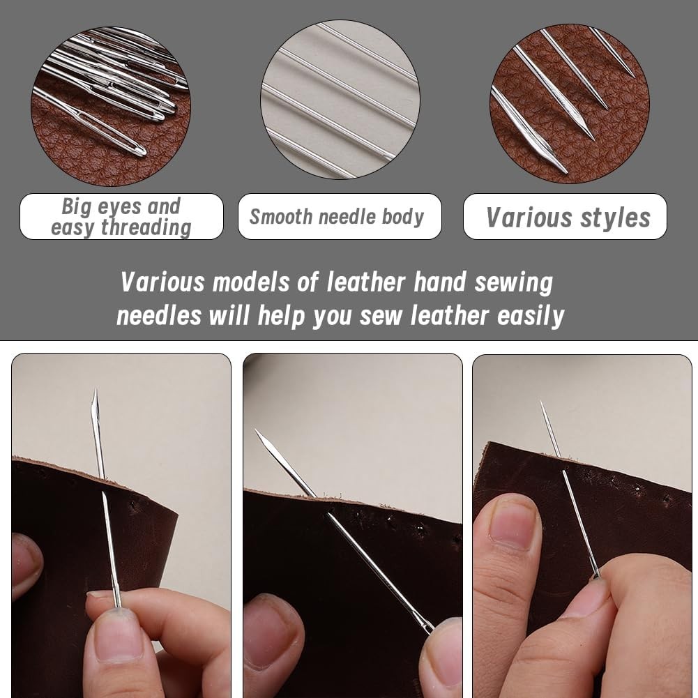 Springfield Leather Heavy Duty Waxed 1mm Thick Hand Sewing Rhino Thread