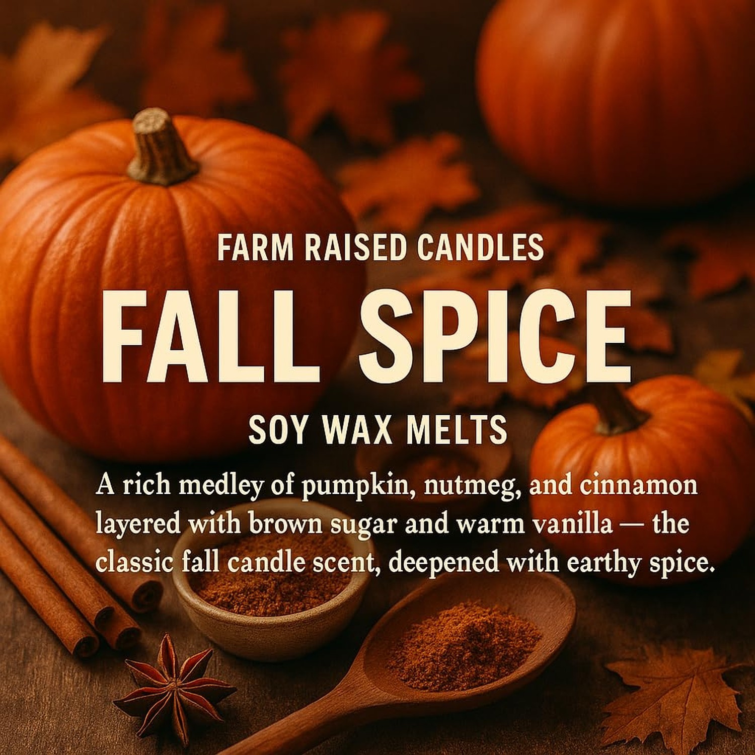 USA Grown Soy Wax Melts – Fall Spice – Bakery Variety Pack – 5 Pack, 16oz